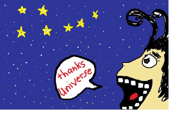 thanks Universe