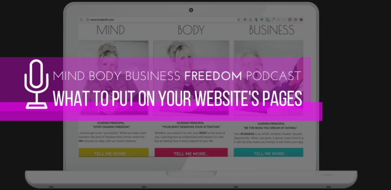 41 what to put on your website's pages