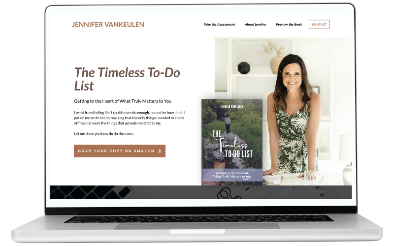 One Page Website Jennifer VanKeulen